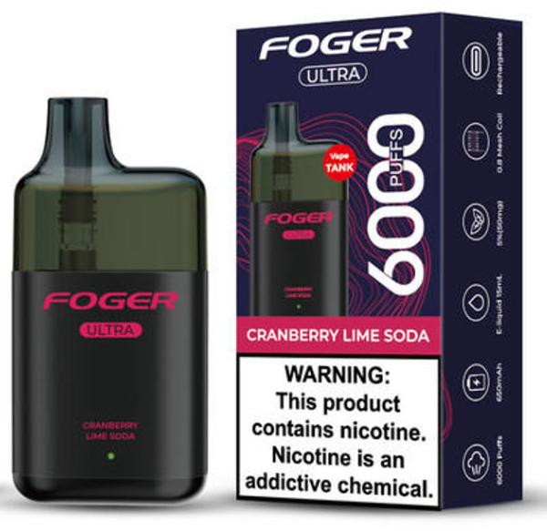 Foger Ultra 6000 Cranberry Lime Soda