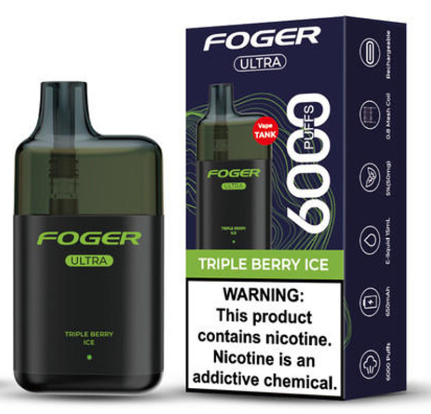 Foger Ultra 6000 Triple berry ice
