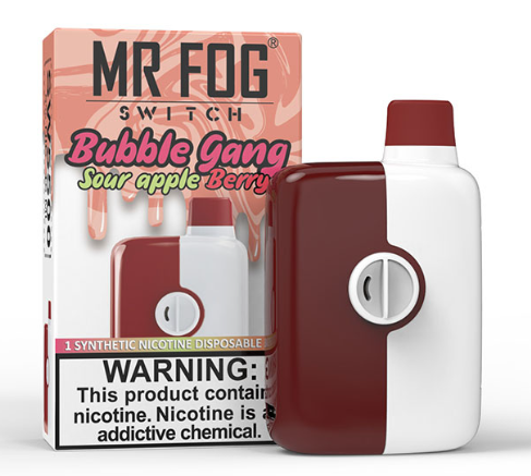 Bubble Gang Sour Apple Berry Mr Fog Switch